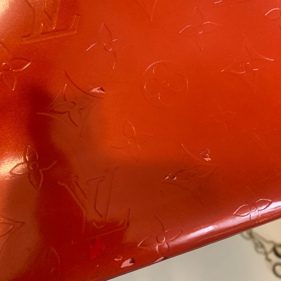 Authentic Louis Vuitton veneer red orange bag - Picture 15 of 15